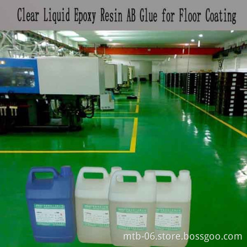 Liquid Epoxy Resin and Hardener for Parking Lot Cement Floor Coating